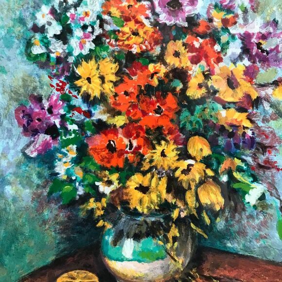 "Still Life with Lemon" by Dimitri Polak Serigraph - Picture 3 of 7